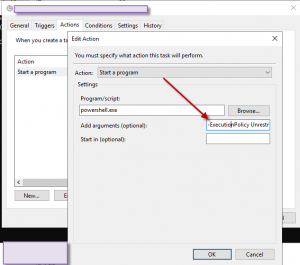 PowerShell Scheduled task failed with error code: 0xFFFD0000 and ...