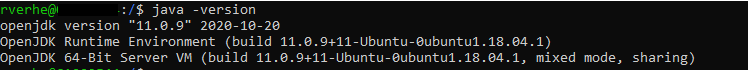 get java version linux